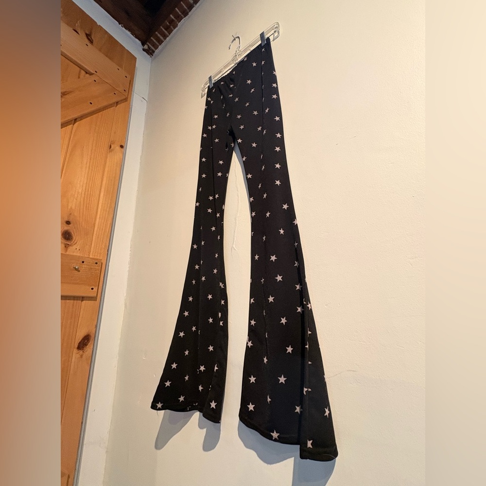 Nasty Gal Starry Flare Pants